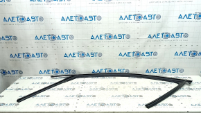 Upper front left door molding for Audi Q5 80A 18-24 chrome, with glass seal, glued, tear