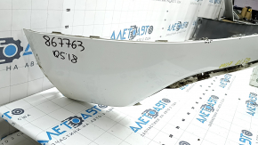 Bare rear bumper, lower part, Audi Q5 80A 18-20, white, scratches