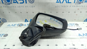 Right side mirror assembly for Mazda CX-5 17-24, 6 pins, BSM, heated, turn signal, silver