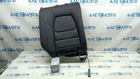 Backrest of the rear row 2 right Mazda CX-5 19-22 black leather, with perforation, with brown stitching, without a headrest, dented, needs cleaning