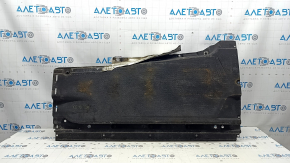 Right underbody protection of Audi Q5 80A 18-24, heat shield is torn, no fragment
