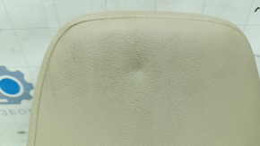 Passenger seat headrest for Toyota Camry V50 12-14 USA, beige leather, ready to clean
