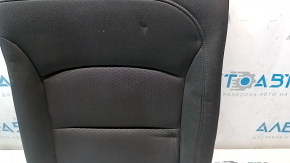 Left rear seat backrest for Chevrolet Malibu 16-23, black fabric, dents