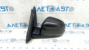 Left side mirror assembly for BMW X3 G01 18-21, 9 pins, turn signal, BSM, camera, auto-dimming, graphite 