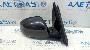 Right side mirror assembly for BMW X3 G01 18-21, 9 pins, turn signal, BSM, camera, graphite 