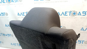 Right rear seat backrest for a 09-14 Dodge Challenger, black, faded fabric
