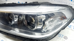 BMW X3 G01 18-21 halogen+LED front left headlight assembly, bumps, crack in mount