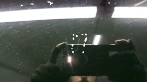 Mercedes C-class W205 15-18 front panoramic view, black curtain, scratches