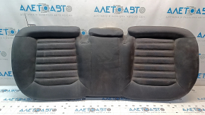 Rear seat, 2nd row, Ford Fusion mk5 2013-2015, black cloth, white stitching, needs cleaning, broken latch