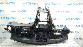 Mercedes C-class W205 19-21 black dashboard with AIRBAG, no projection, black trim, cleanable, water contact, rusty squib