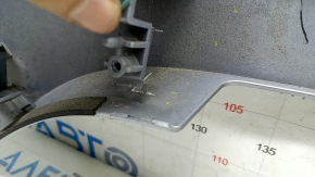 Mazda CX-5 22-25 lower trunk door molding for keyless entry and camera, broken fasteners, scratches
