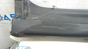 Right threshold BMW X3 G01 18-21 structure, with backlight, dented, scratches, cracks, broken fastening