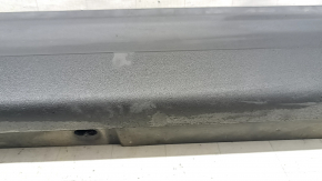 Right threshold BMW X3 G01 18-21 structure, with backlight, dented, scratches, cracks, broken fastening