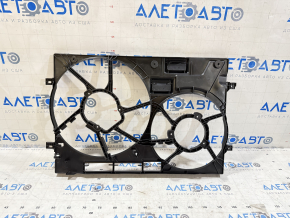 Bare radiator shroud diffuser for Audi Q3 83A 19-25 2.0T with two fans