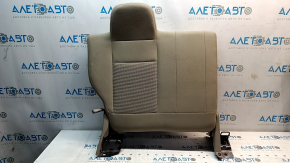 Right rear seat backrest for Jeep Compass 11-16, brown cloth