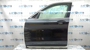 Front left door assembly BMW X3 G01 18-21 keyless, black 475M, bumpers