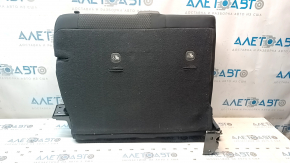 Left rear seat backrest for Nissan Leaf 13-15, black cloth, with belt