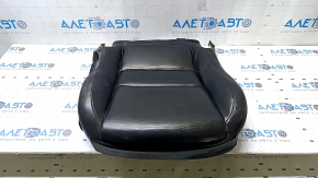 Lexus CT200h 11-13 passenger seat cushion upholstery, black leather, heated