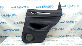 Mazda CX-5 CX-5 23-25 rear right door panel with black leather insert, black leather armrest, chrome molding, with handle, scratches, abrasions