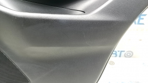 Mazda CX-5 CX-5 23-25 rear right door panel with black leather insert, black leather armrest, chrome molding, with handle, scratches, abrasions