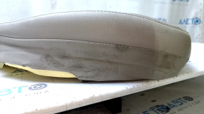Ford Escape MK3 17-19 passenger seat cushion upholstery, gray leather, heated, ready to clean