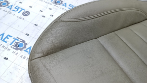 Ford Escape MK3 17-19 passenger seat cushion upholstery, gray leather, heated, ready to clean