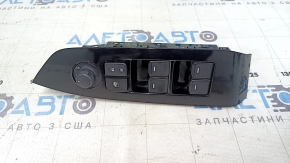 Front left window lift control Mazda CX-5 18-25 black, type 2 with black trim, glossy, scratches