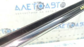 Mazda CX-5 17-24" door-glass molding, chrome, scratches, crack in the mount