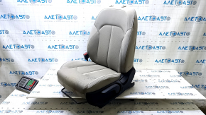 Driver's seat Kia Optima 16-18 without airbag, manual, black cloth, burnt-through