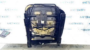 Driver's seat Kia Optima 16-18 without airbag, manual, black cloth, burnt-through