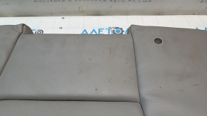 Rear seat backrest for BMW 3 F30 12-18, grey leather, one-piece, dry-cleanable