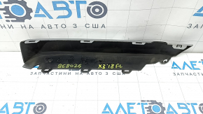 BMW X3 G01 18-21 front bumper lower grille trim, left, gray, broken mount, scratches