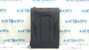 Rear seat backrest, 2nd row, right, BMW X3 G01 18-21, black leather