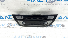 Climate control and audio control BMW X3 G01 18-21 black gloss, chrome, with heating, without ventilation, without a disc drive