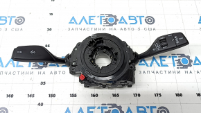 Steering column switch guitar assembly BMW X3 G01 18-21 without auto high beam, for heated steering wheel