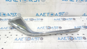 Right radiator grille molding for Mazda CX-5 22-25, chrome, sand