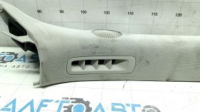 Upper right front pillar trim for Mazda CX-5 17-25 models under the speaker, gray