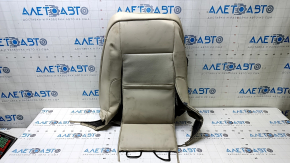 Lincoln MKX 16-18 passenger seat back upholstery, beige leather, perforated, dry-cleanable
