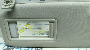 Left visor for Mazda CX-5 20-25, gray, with backlight, without hook