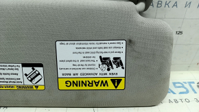 Left visor for Mazda CX-5 20-25, gray, with backlight, without hook