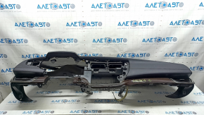 Torpedo front panel without AIRBAG Toyota Avalon 13-18 black, crack