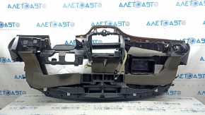Torpedo front panel without AIRBAG Toyota Avalon 13-18 black, crack