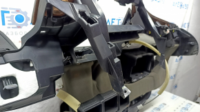 Torpedo front panel without AIRBAG Toyota Avalon 13-18 black, crack