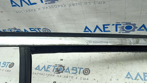 Glass seal with molding rear right BMW X3 G01 18-21 chrome, in glue, dented