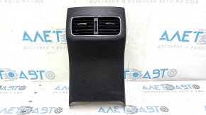 Rear center console trim with air duct for Mazda CX-5 17-25, black, scratches, broken fasteners