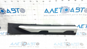 Lower rear right door trim BMW X3 G01 18-21 structure with gray molding, scratches