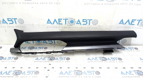 Mazda CX-5 21-25 black leather dashboard trim for 10.3" display, gray insert, backing