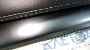 Mazda CX-5 21-25 black leather dashboard trim for 10.3" display, gray insert, backing