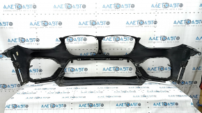 Bare front bumper BMW X3 G01 18-21 for parking sensors, Park Assist and camera, graphite, scratches, dented