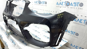 Bare front bumper BMW X3 G01 18-21 for parking sensors, Park Assist and camera, graphite, scratches, dented